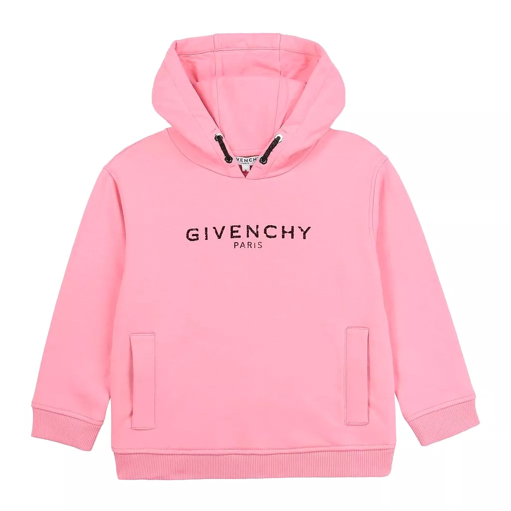 Apricot Pink Hooded Sweatshirt