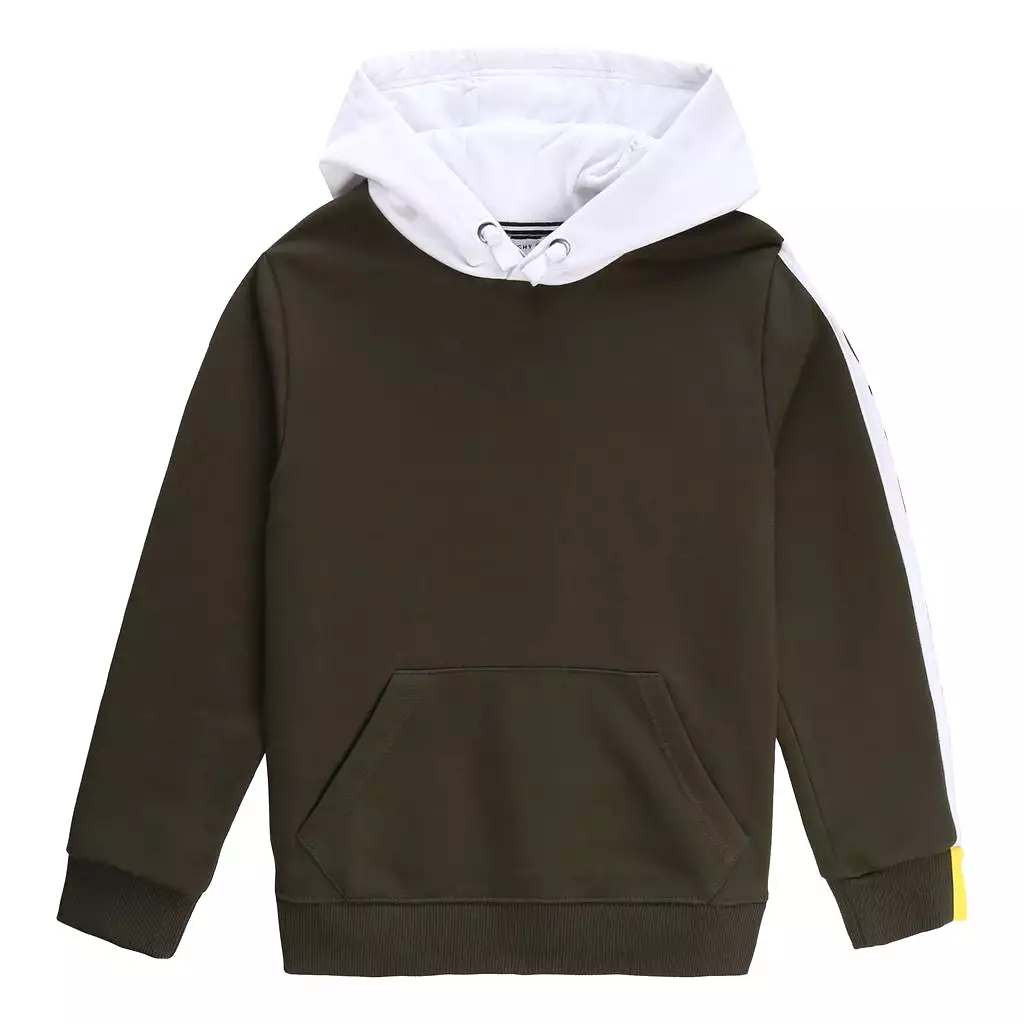 Army Green Hooded Sweatshirt