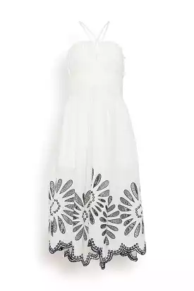 Beatrice Dress in Porcelain