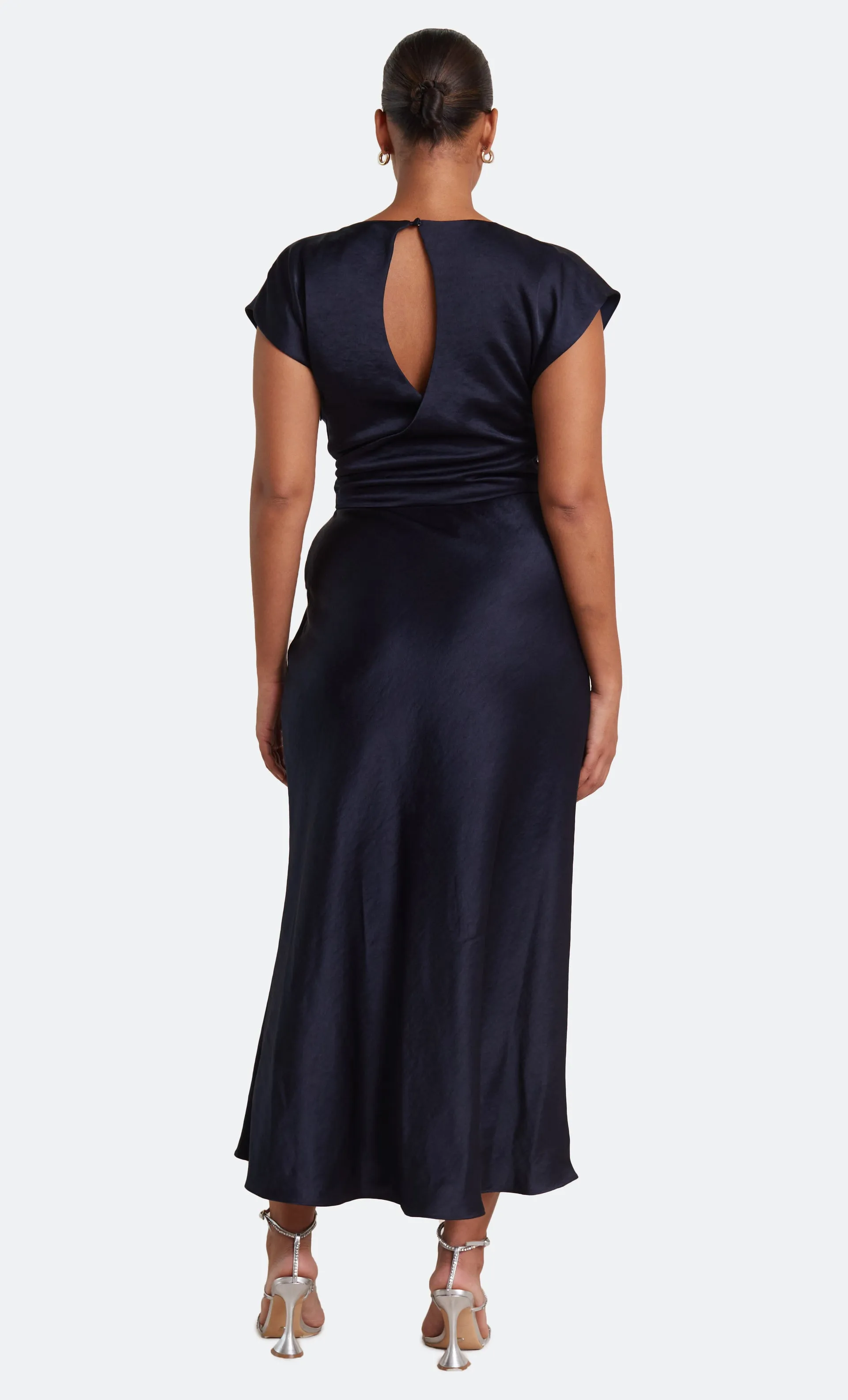 BEC + BRIDGE Dreamer Wrap Dress (Ink Navy)