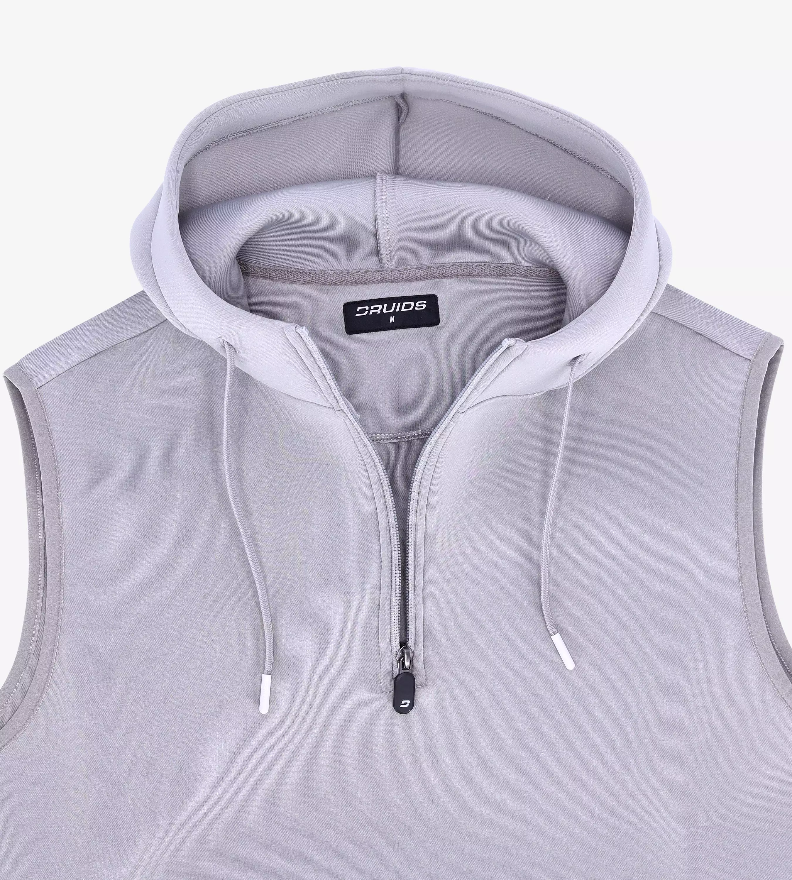 BLAZE SLEEVELESS HOODIE - GREY