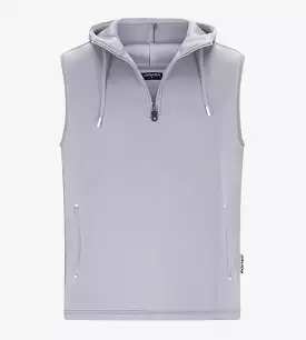 BLAZE SLEEVELESS HOODIE - GREY