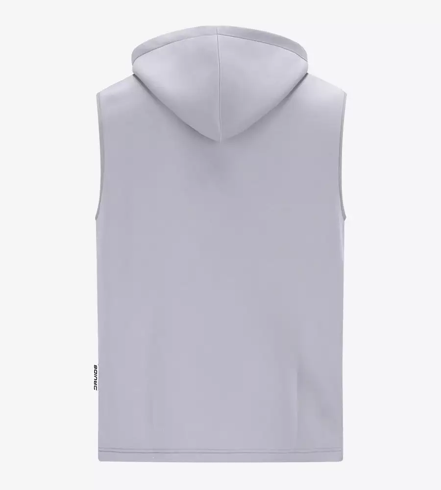 BLAZE SLEEVELESS HOODIE - GREY