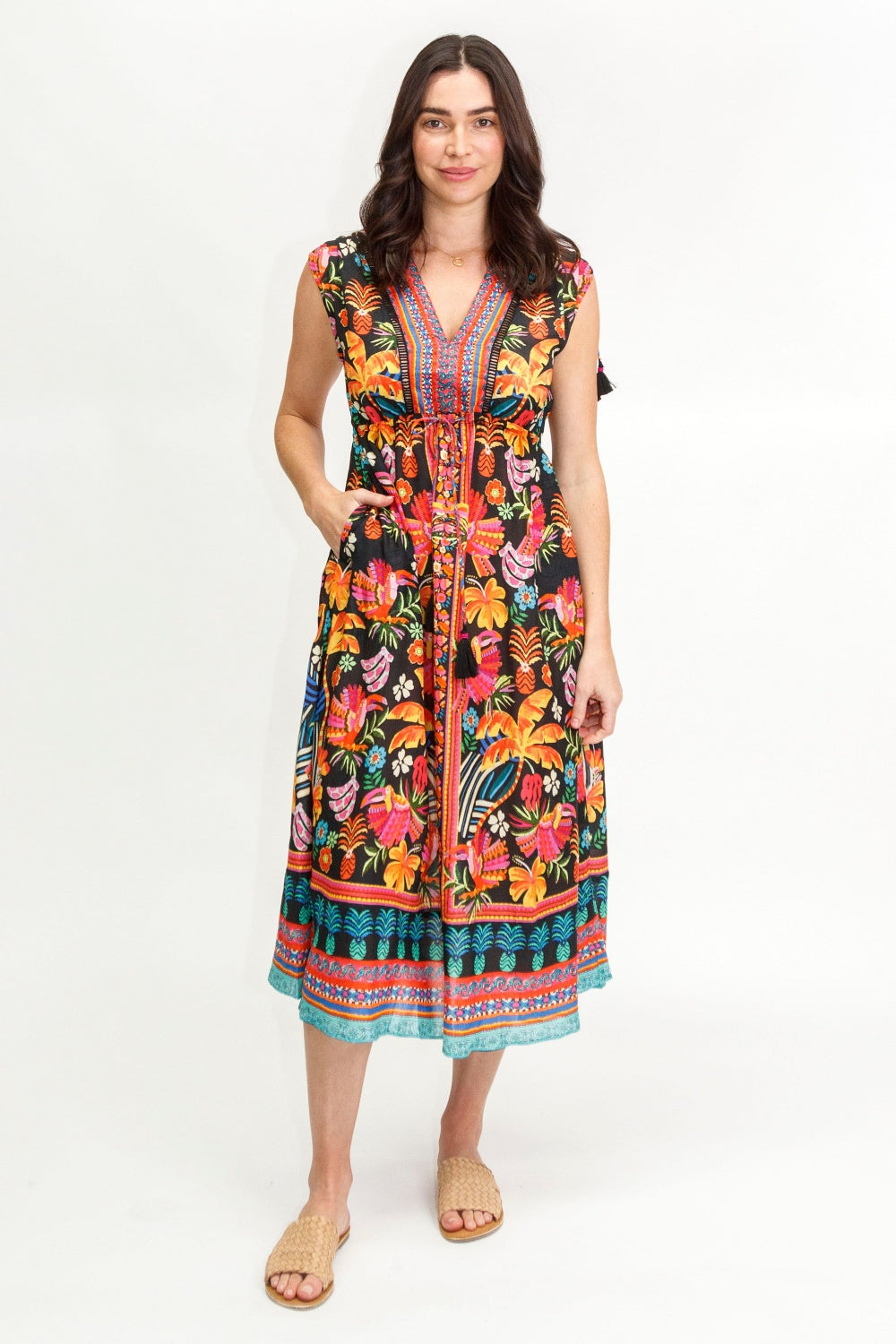 BRASILIA MIDI DRESS