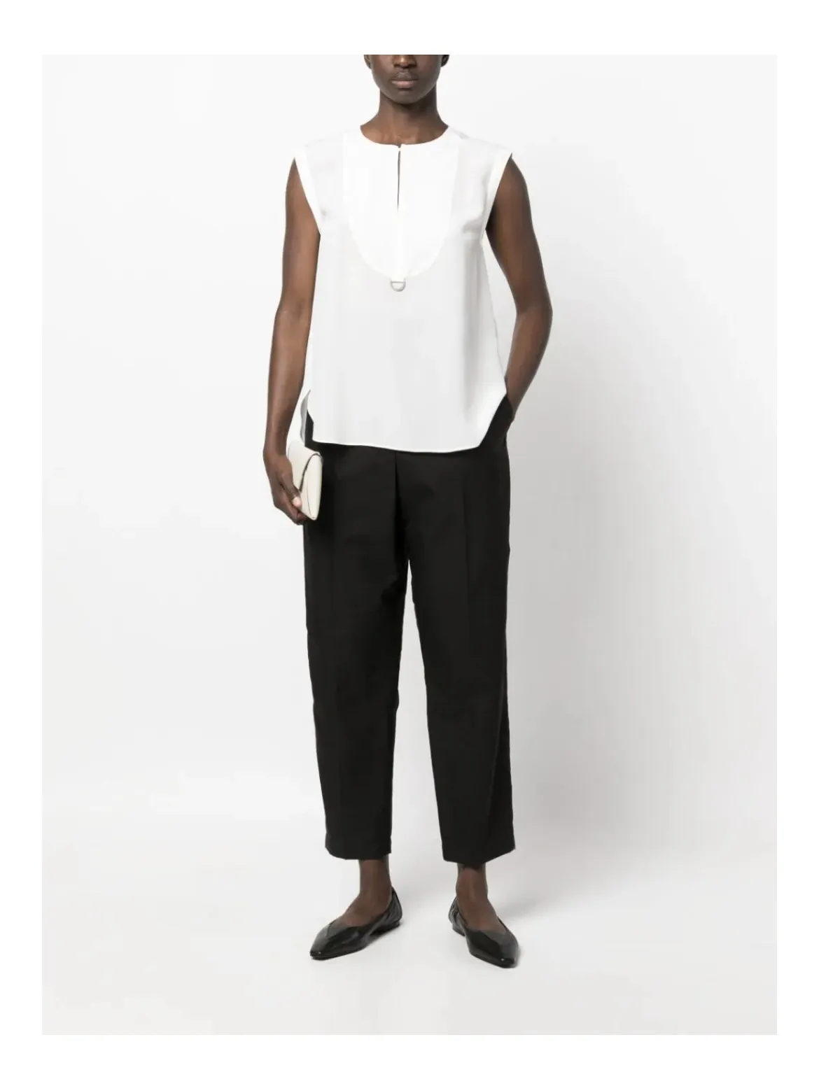 BRUNELLO CUCINELLI  |Casual Style Silk Sleeveless Plain Formal Style