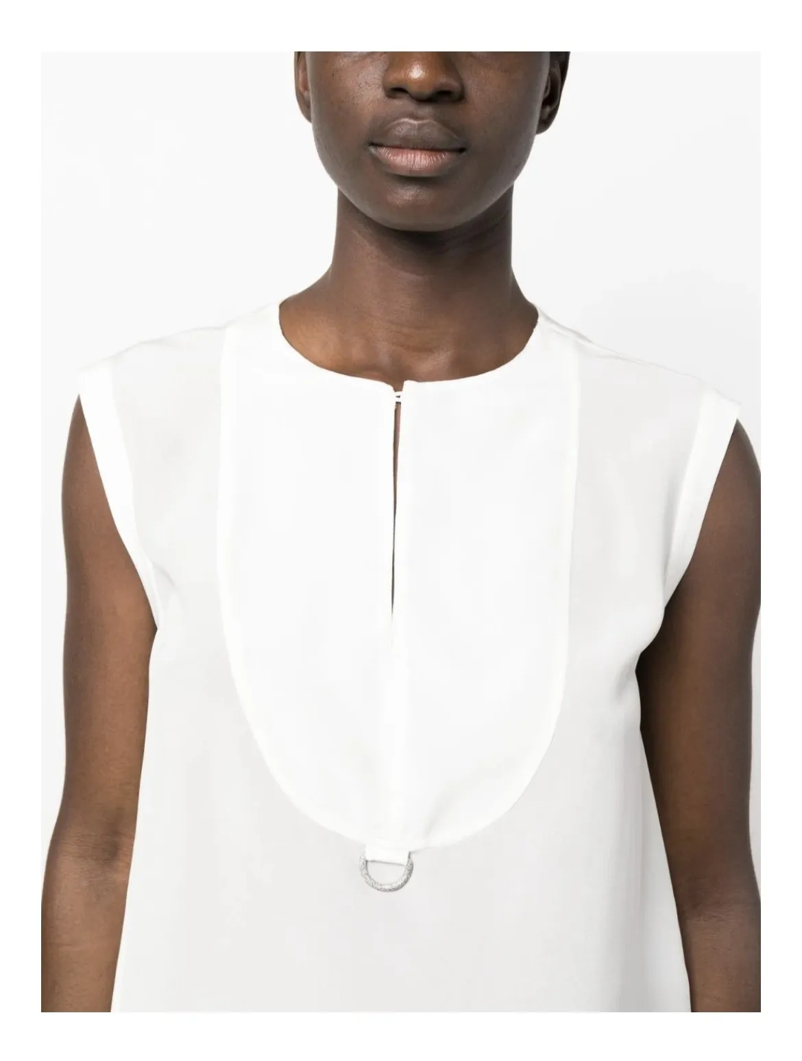 BRUNELLO CUCINELLI  |Casual Style Silk Sleeveless Plain Formal Style