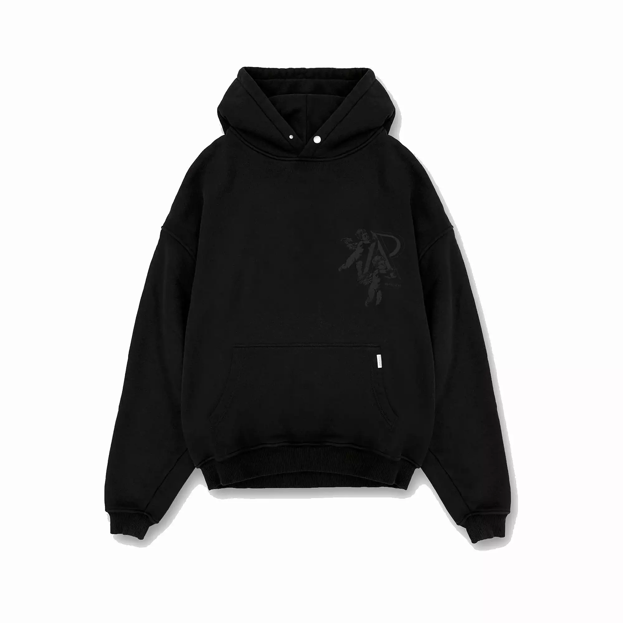 CHERUB INITIAL HOODIE 'BLACK'