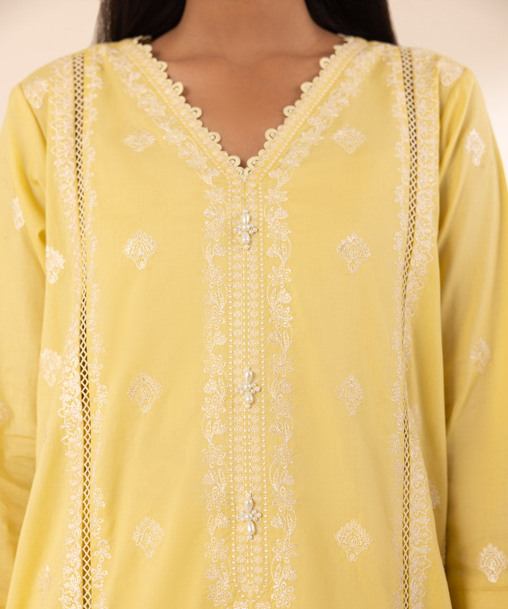 Chikankari Embroidered Shirt