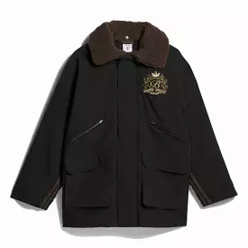 CHORE COAT 'BLACK/BROWN'