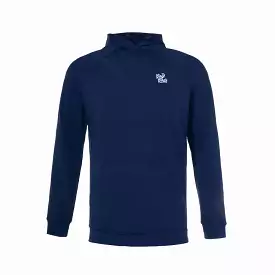 Clubhouse Script Hoodie in Navy Blue