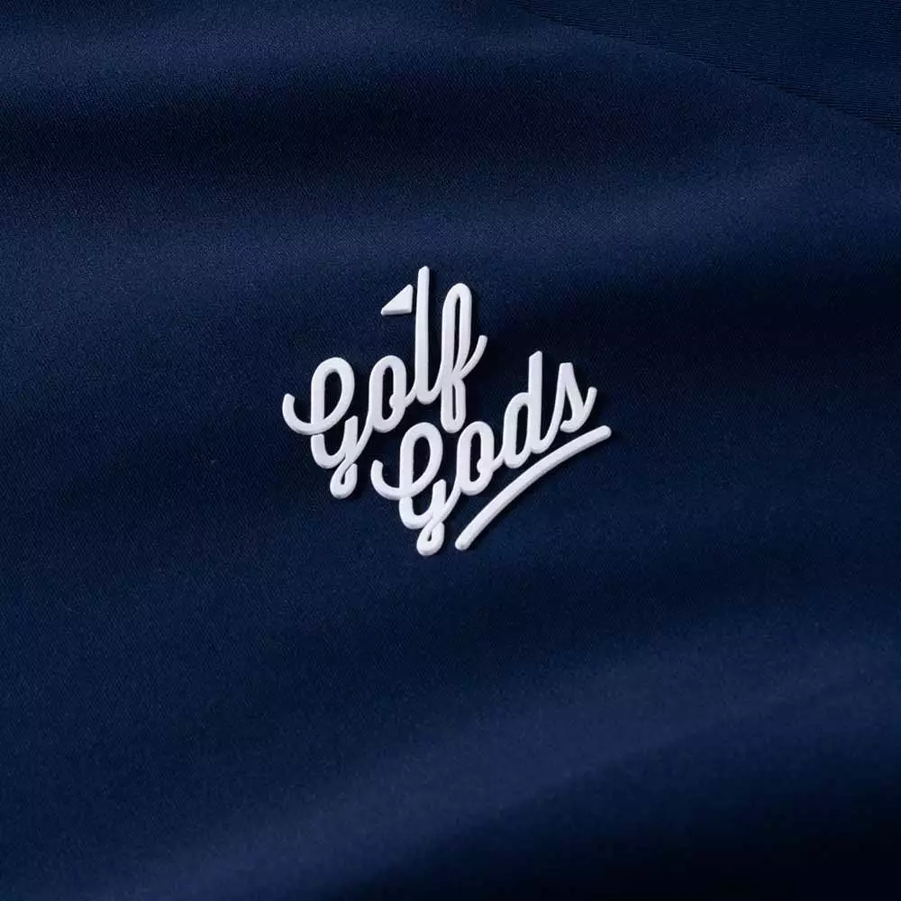 Clubhouse Script Hoodie in Navy Blue