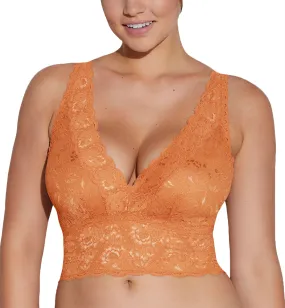 Cosabella Never Say Never CURVY Plungie Longline Bralette (NEVER1385) - Garcinia