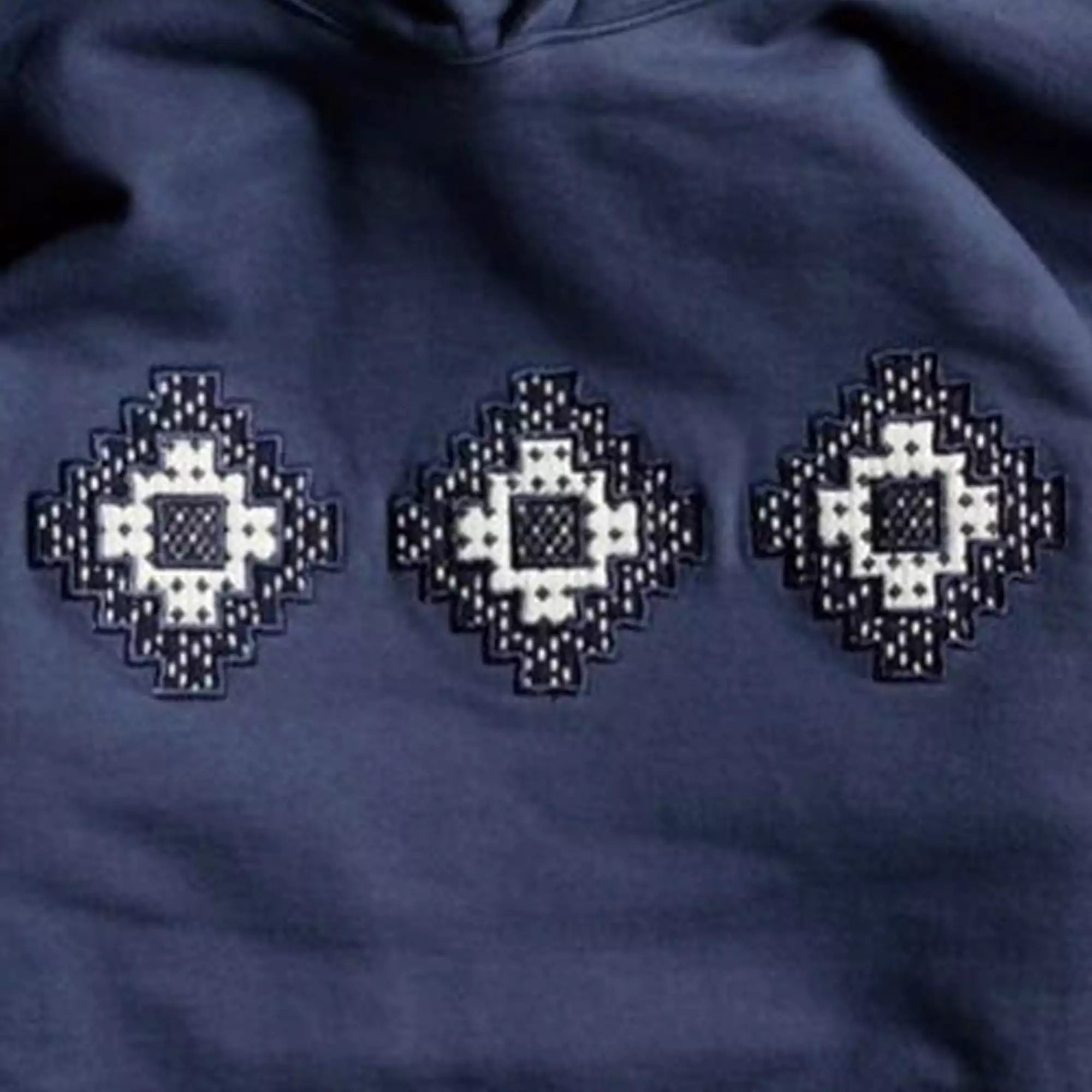 CROSS PATCHES SWEATSHIRT 'NAVY'