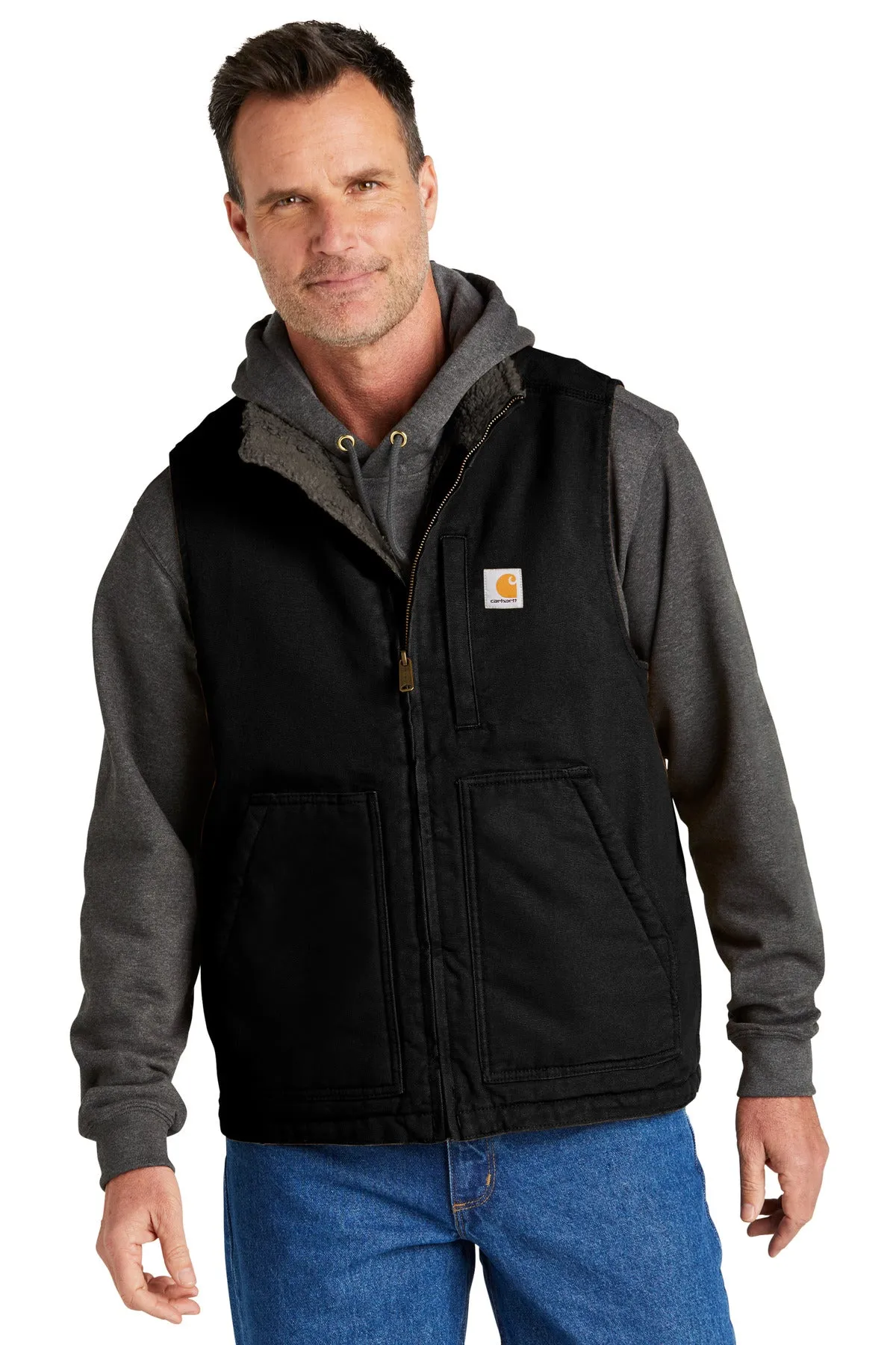 Custom Embroidered - Carhartt Sherpa-Lined Mock Neck Vest CT104277