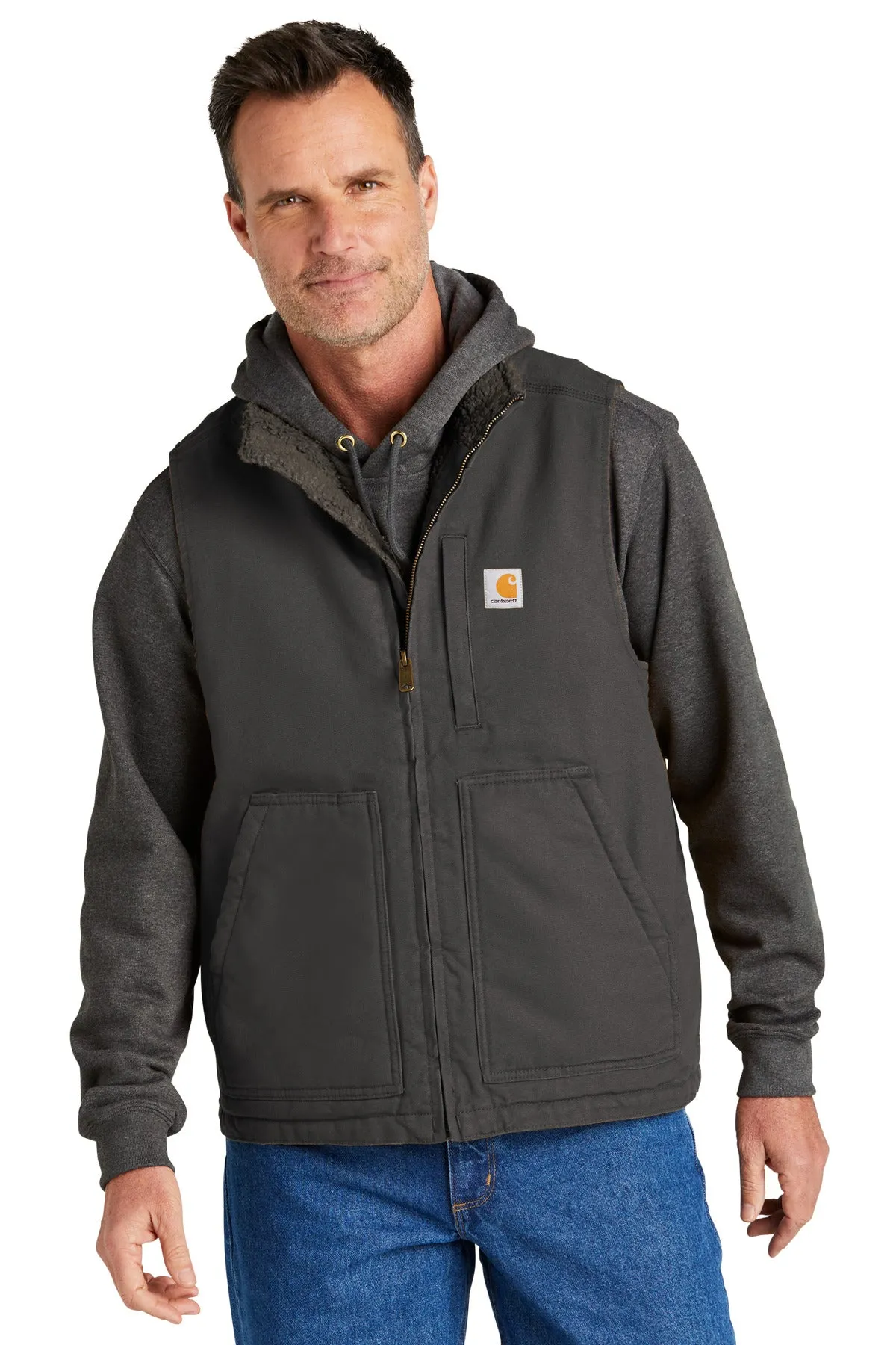 Custom Embroidered - Carhartt Sherpa-Lined Mock Neck Vest CT104277