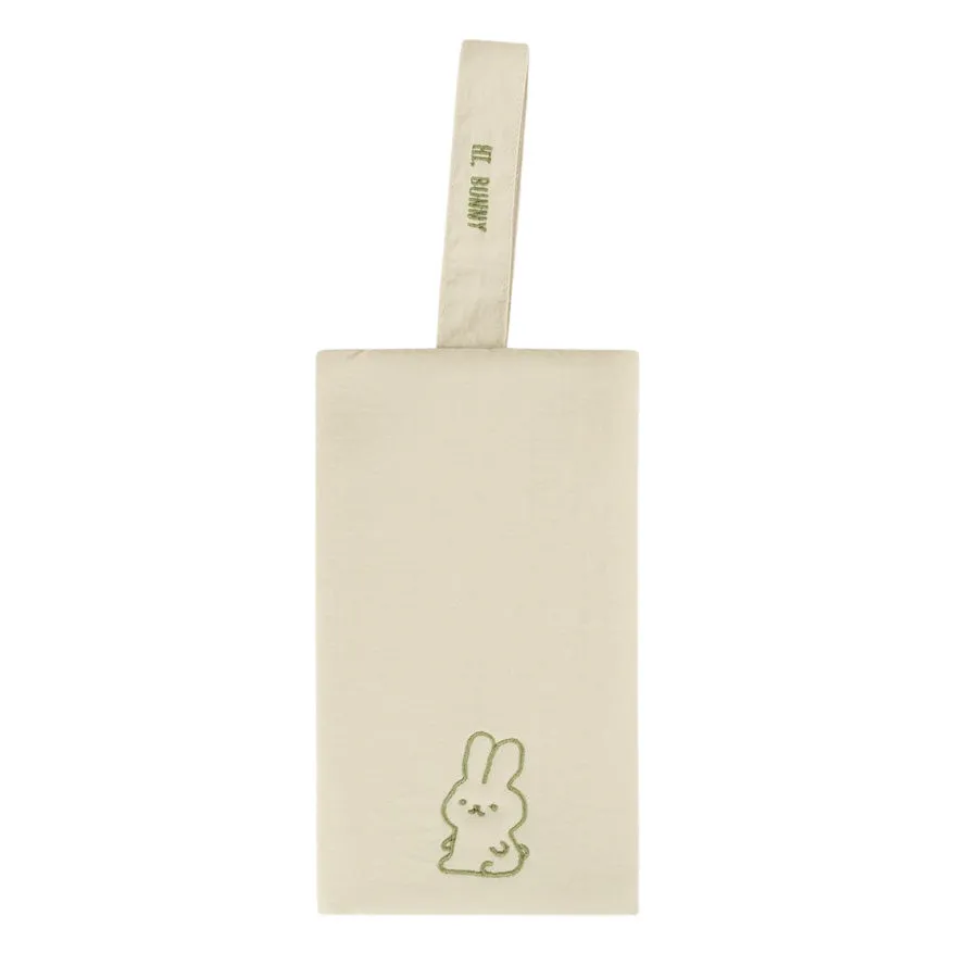 Cute Rabbit Hand Strap Pouches Slim Pencil Cases Lightweight Stationery