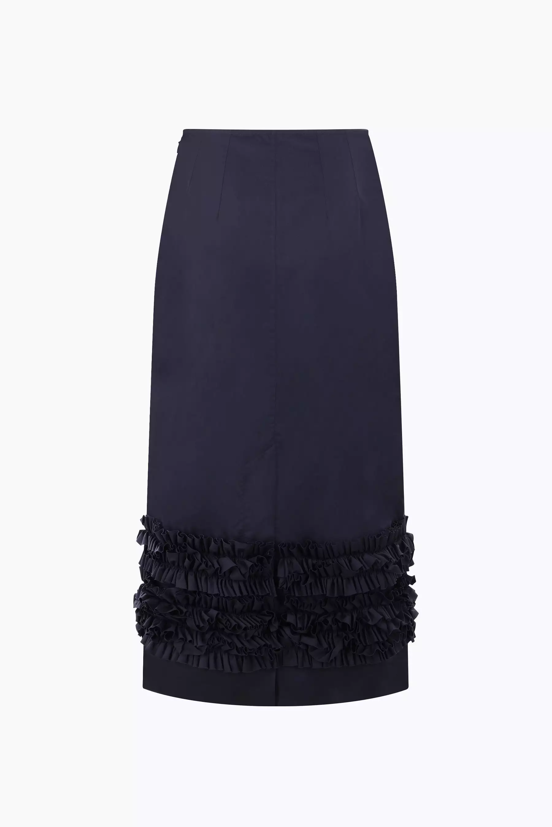 Delia poplin skirt