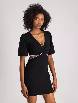 Delta Diamante Cut Out Mini Dress