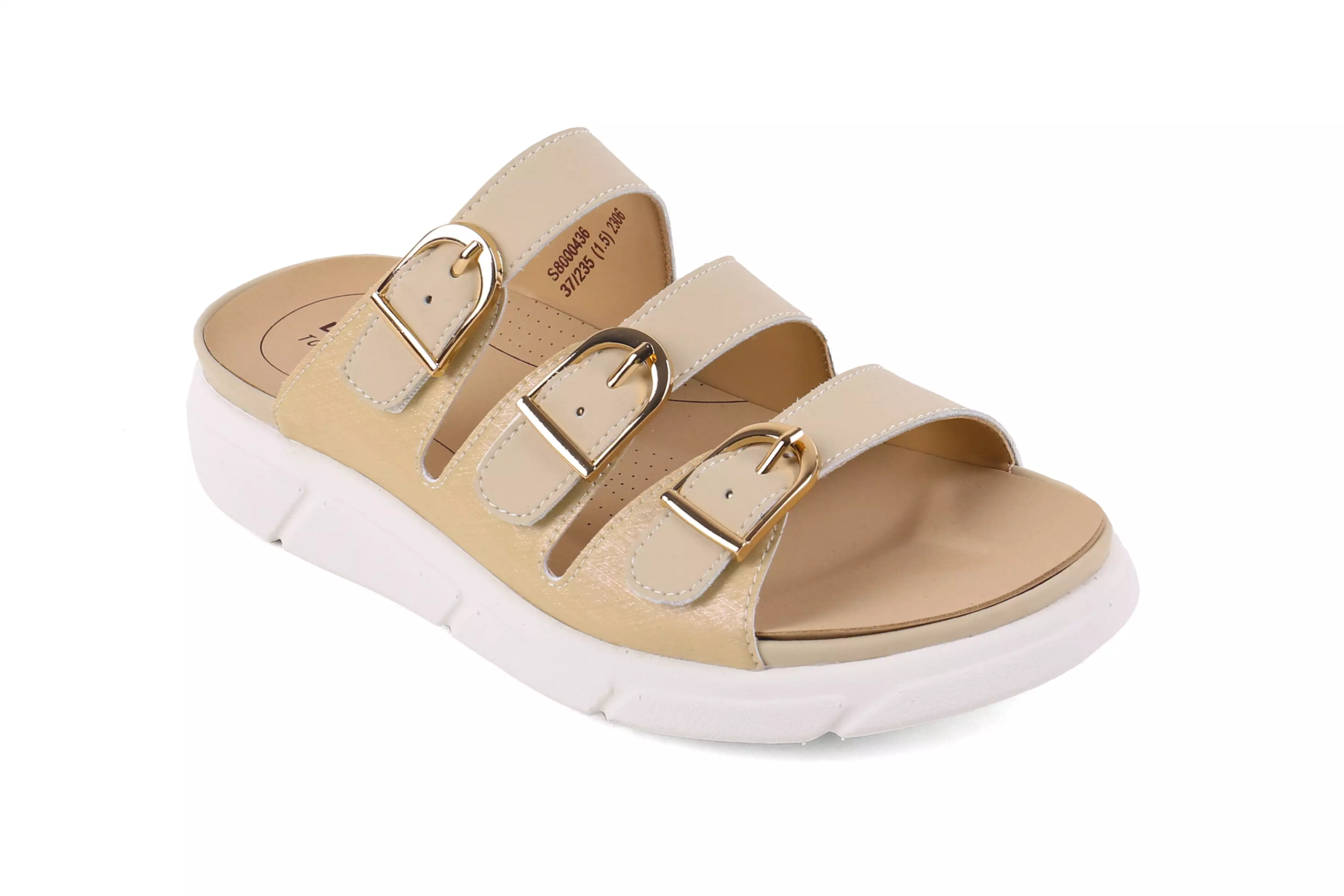 DR.KONG WOMEN REMOVABLE INSOLE SANDALS DK-S8000436-LBE(RP : $169)