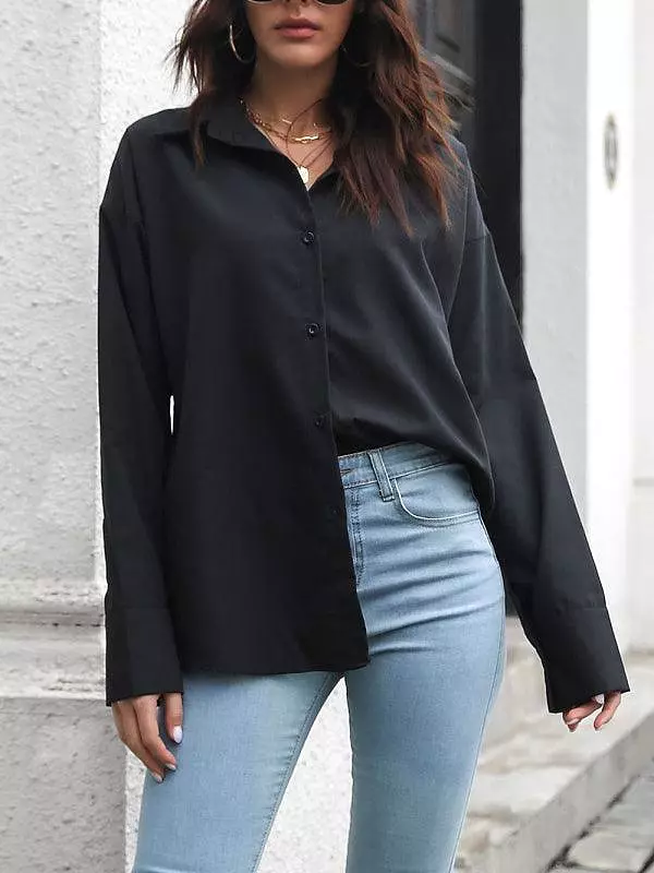 Drop Shoulder Women Shirt