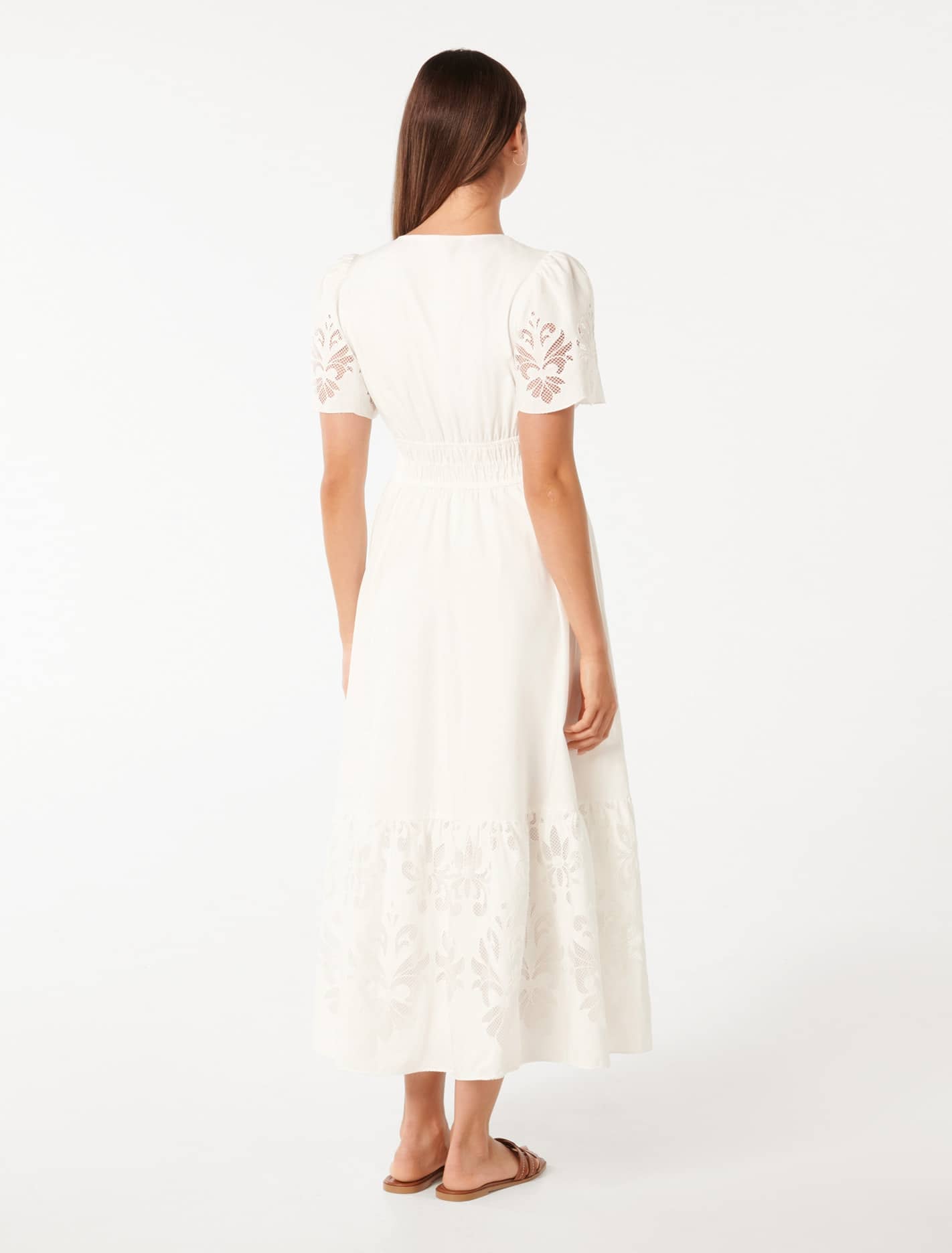 Eleanor Cutwork Maxi Dress