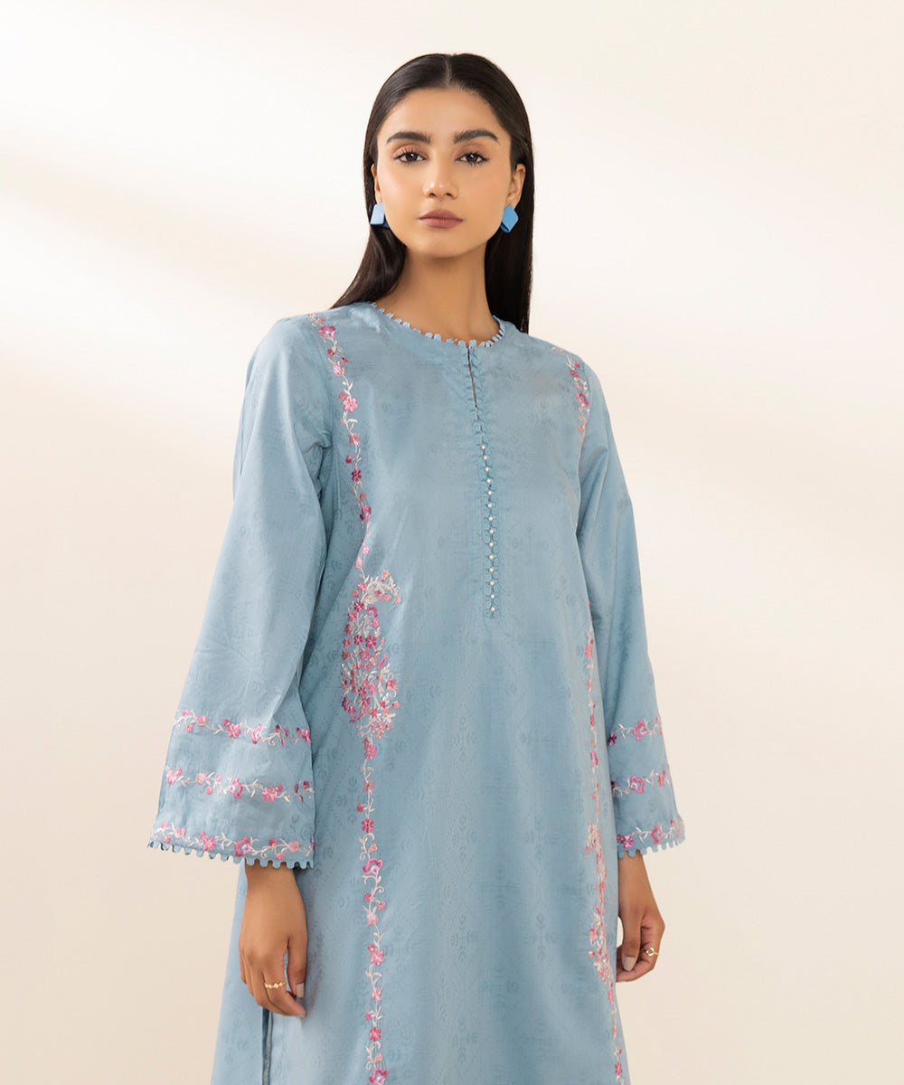 Embroidered Jacquard Shirt