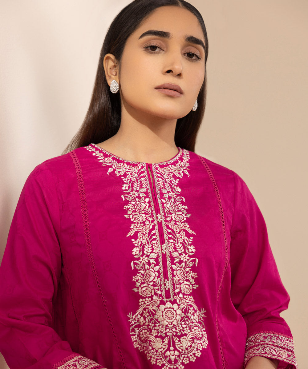 Embroidered Jacquard Shirt