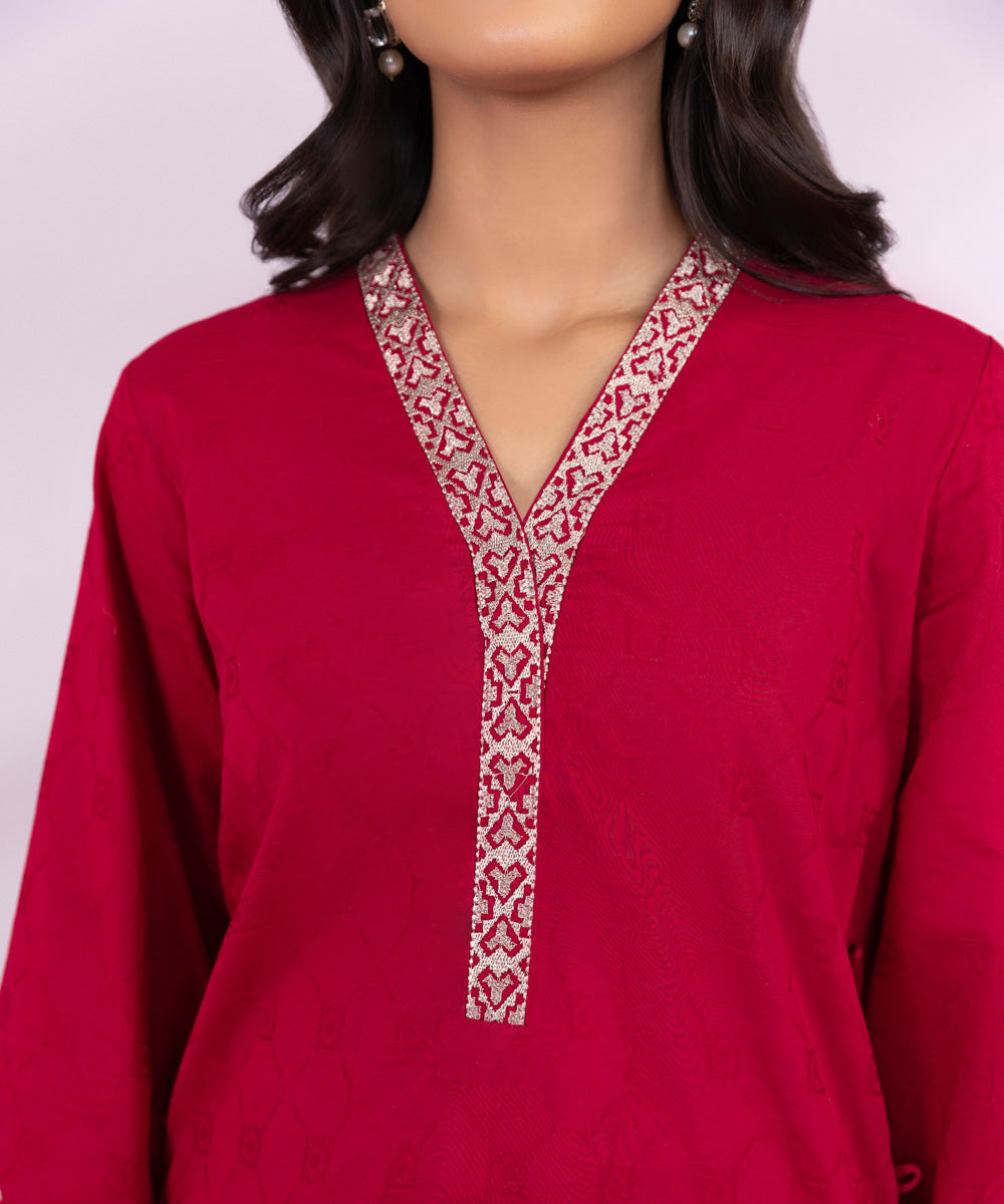 Embroidered Jacquard Shirt