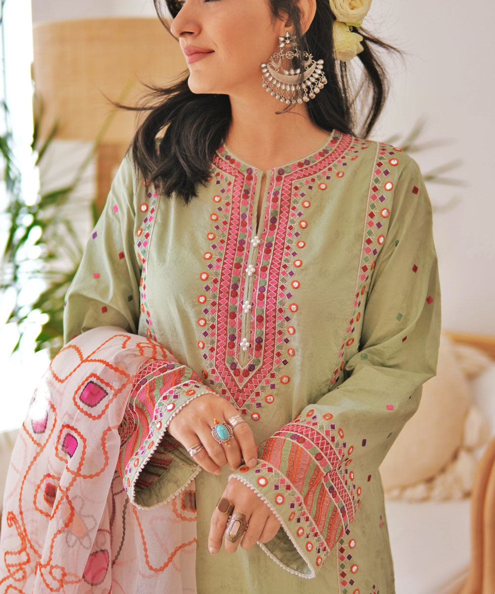 Embroidered Jacquard Shirt