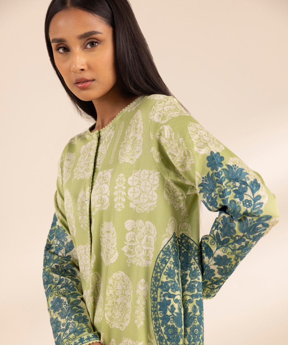 Embroidered Lawn Shirt