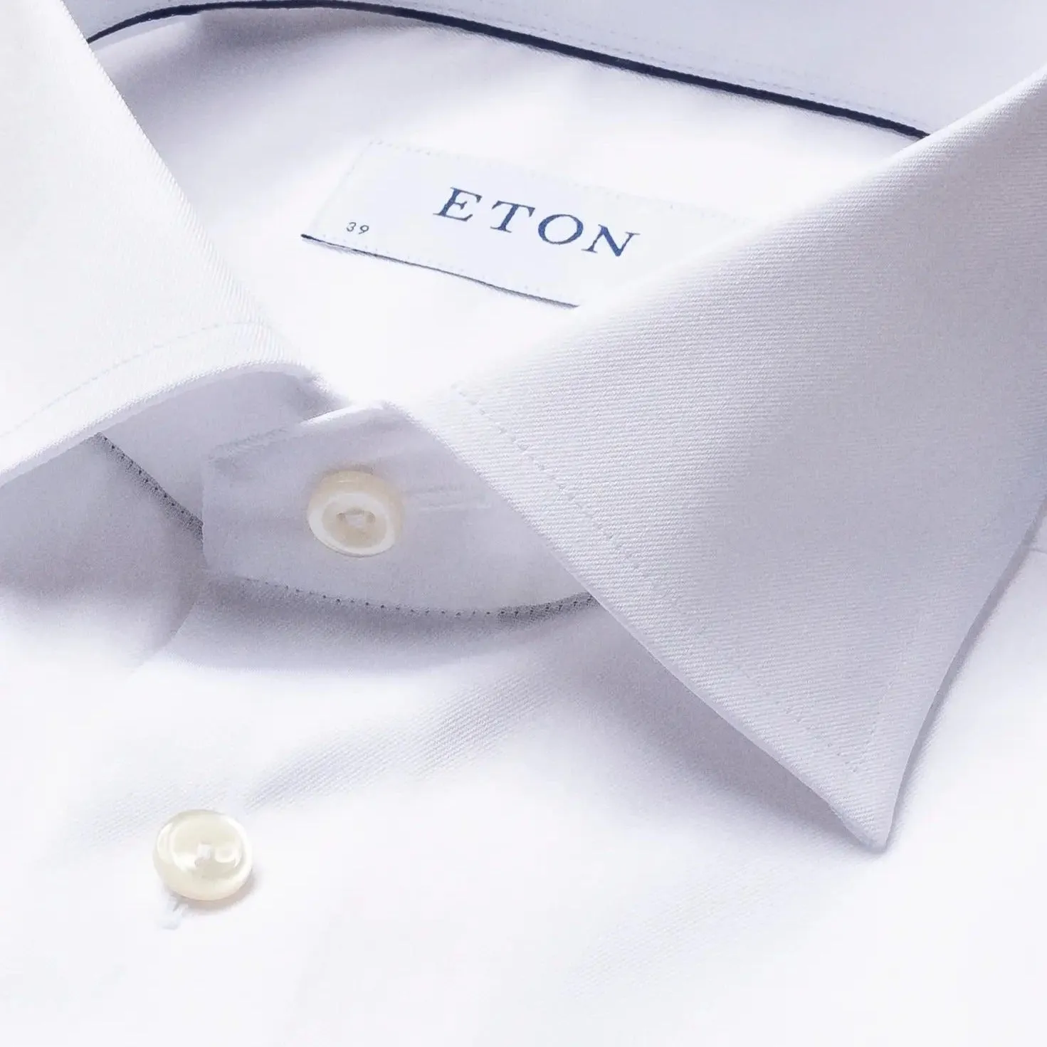 Eton White Signature Twill Shirt