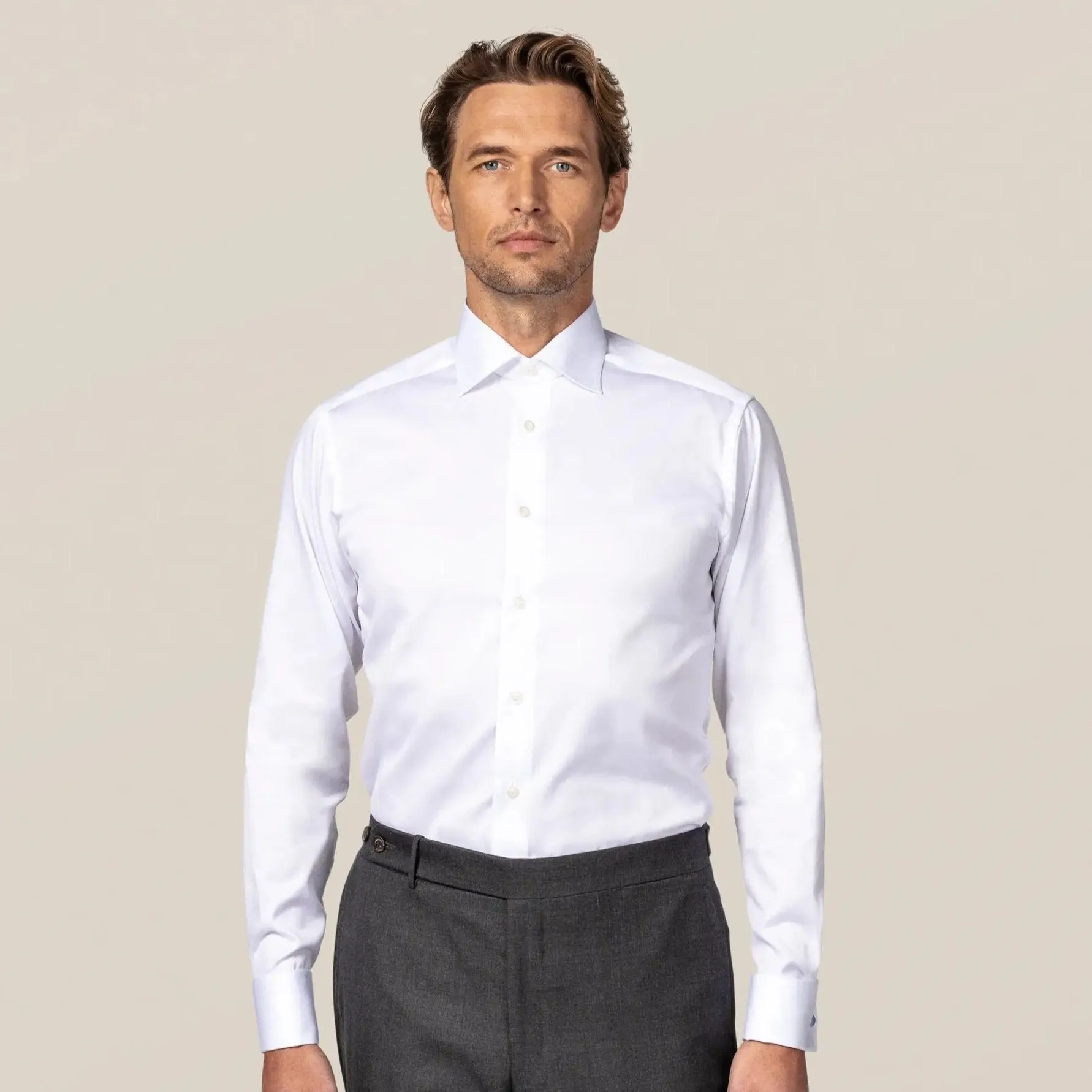 Eton White Signature Twill Shirt