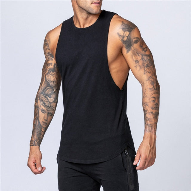 F Sportswear Shirt Stringer Clothing Bodybuilding Singlets Cotton Fitness