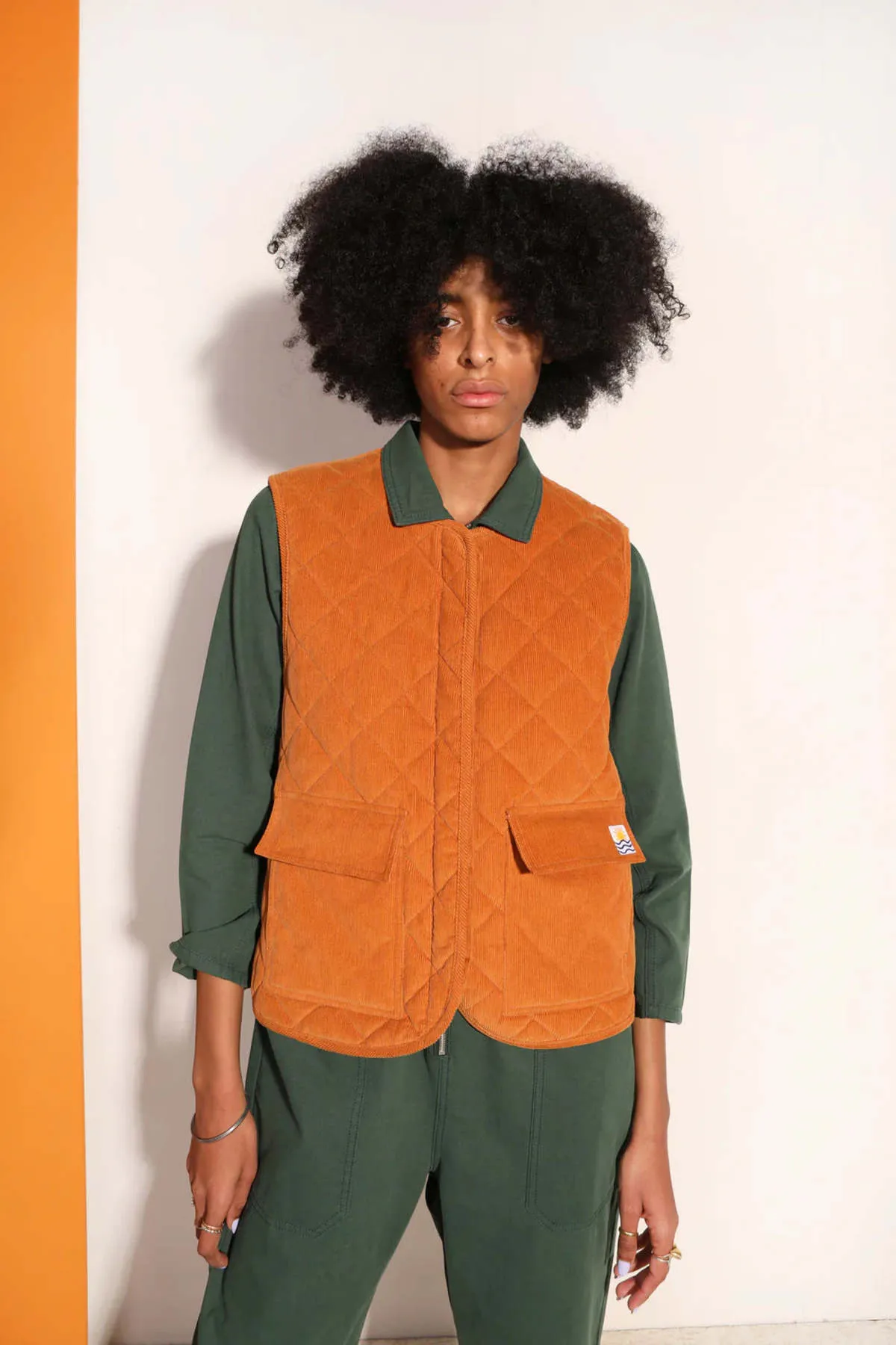 Flint Waistcoat - Ochre