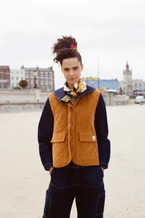 Flint Waistcoat - Ochre