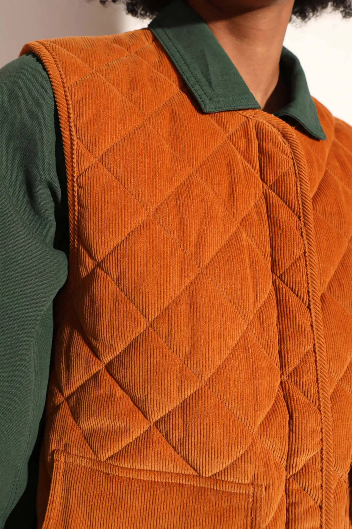 Flint Waistcoat - Ochre