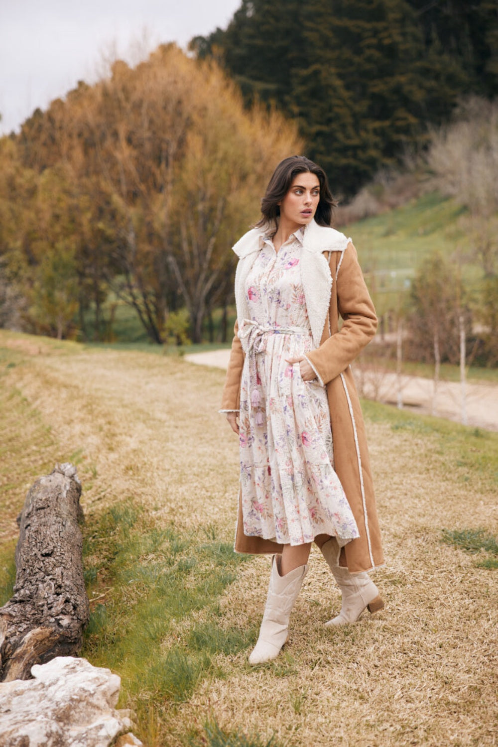 FLOWER CHILD MIDI DRESS