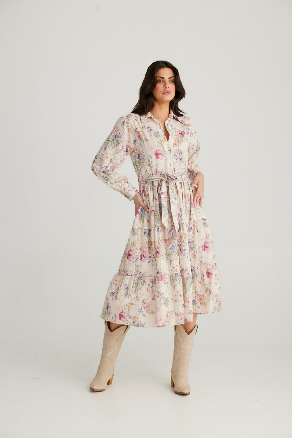 FLOWER CHILD MIDI DRESS