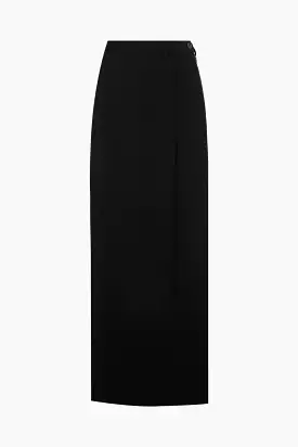 gabardine wool skirt