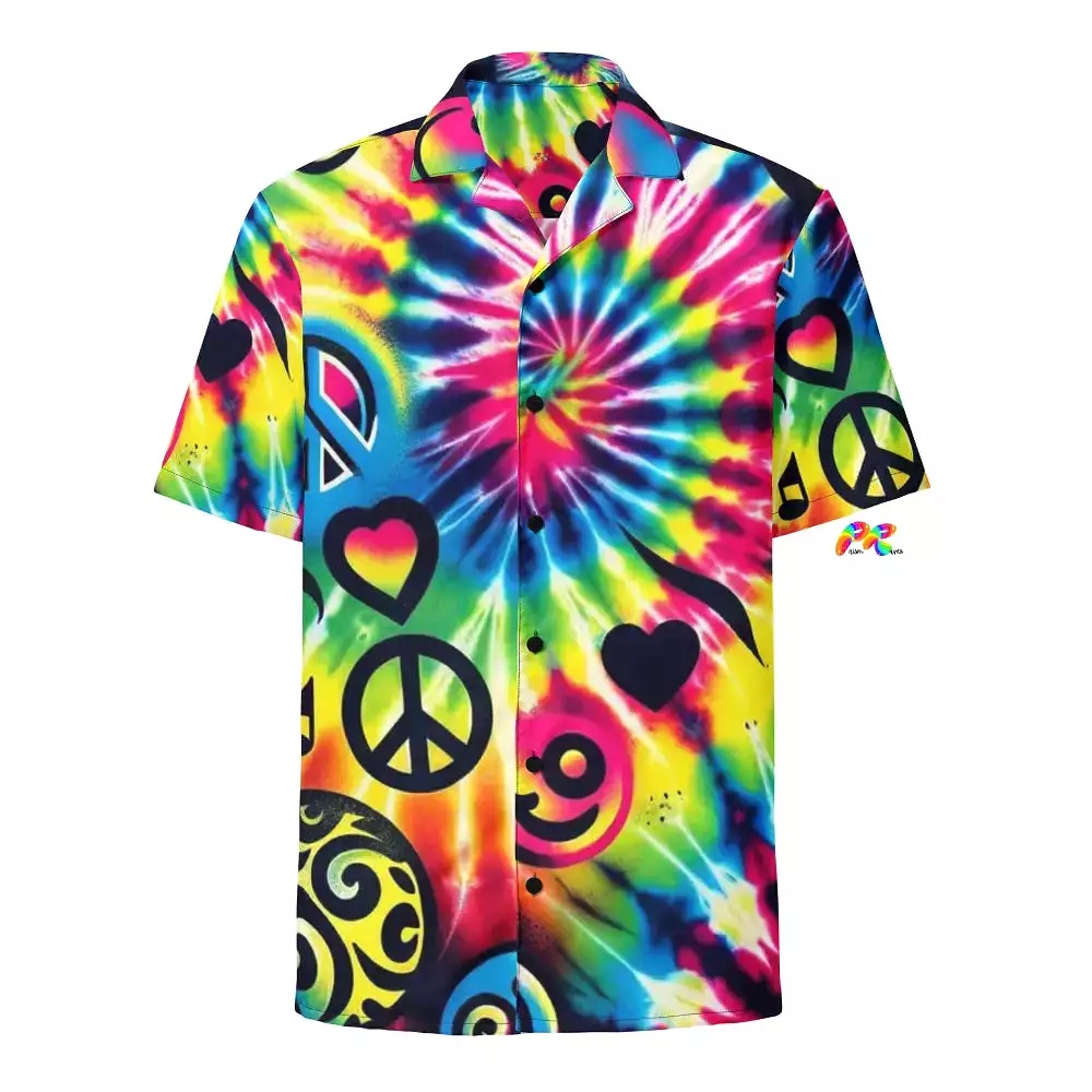 Happy Vibes Rave Hawaiian Shirt