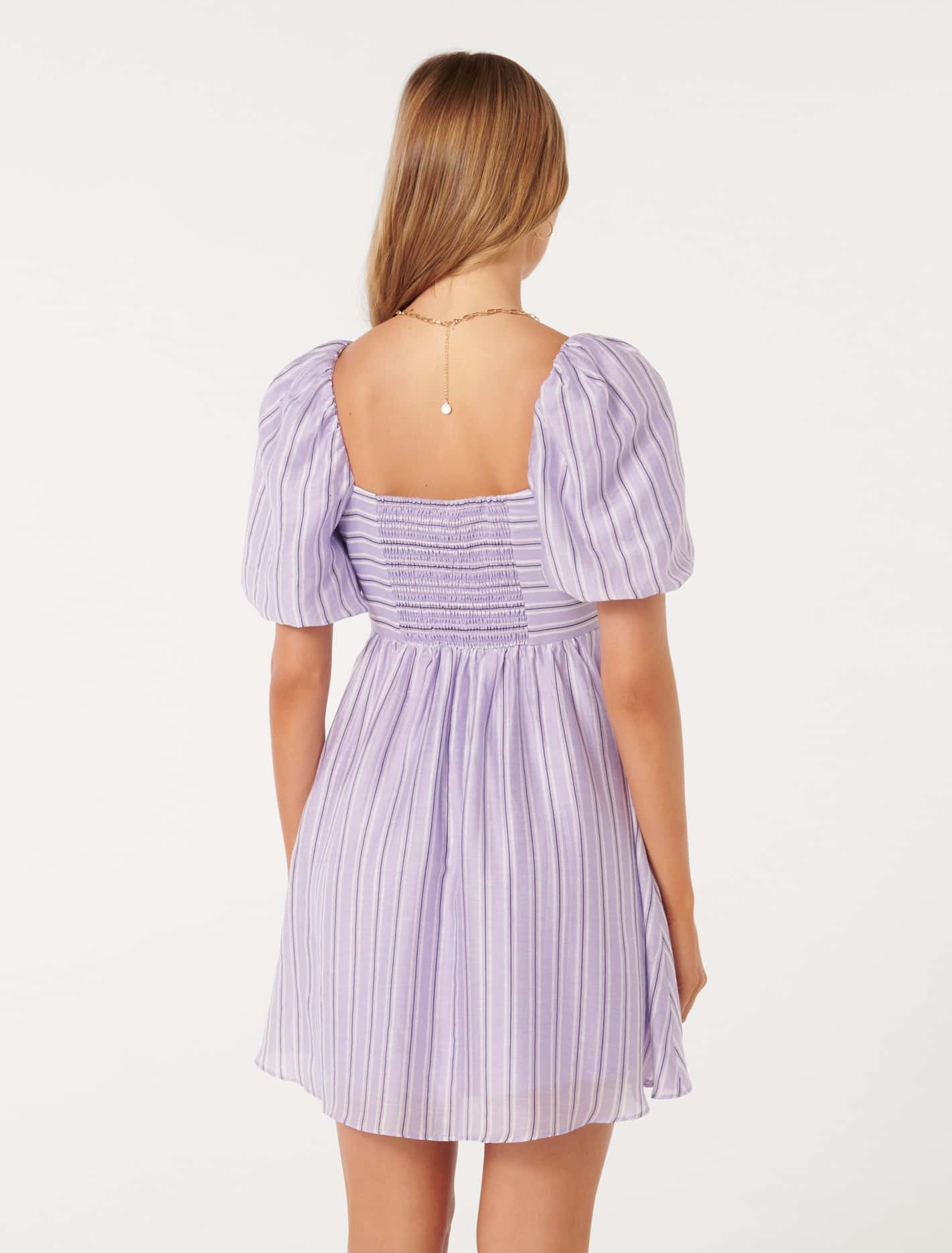 Janice Stripe Mini Dress