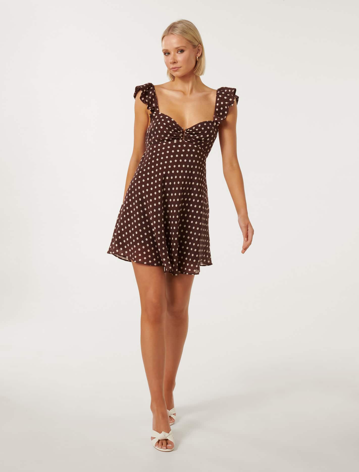 Keeva Flutter Sleeve Mini Dress