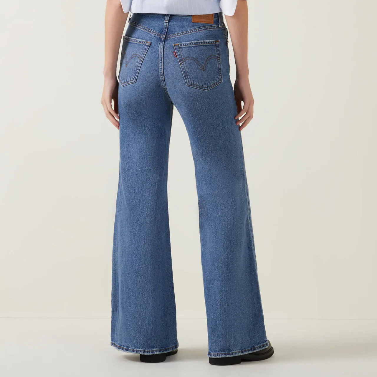 LEVIS Ribcage Bell Jeans - Light Blue