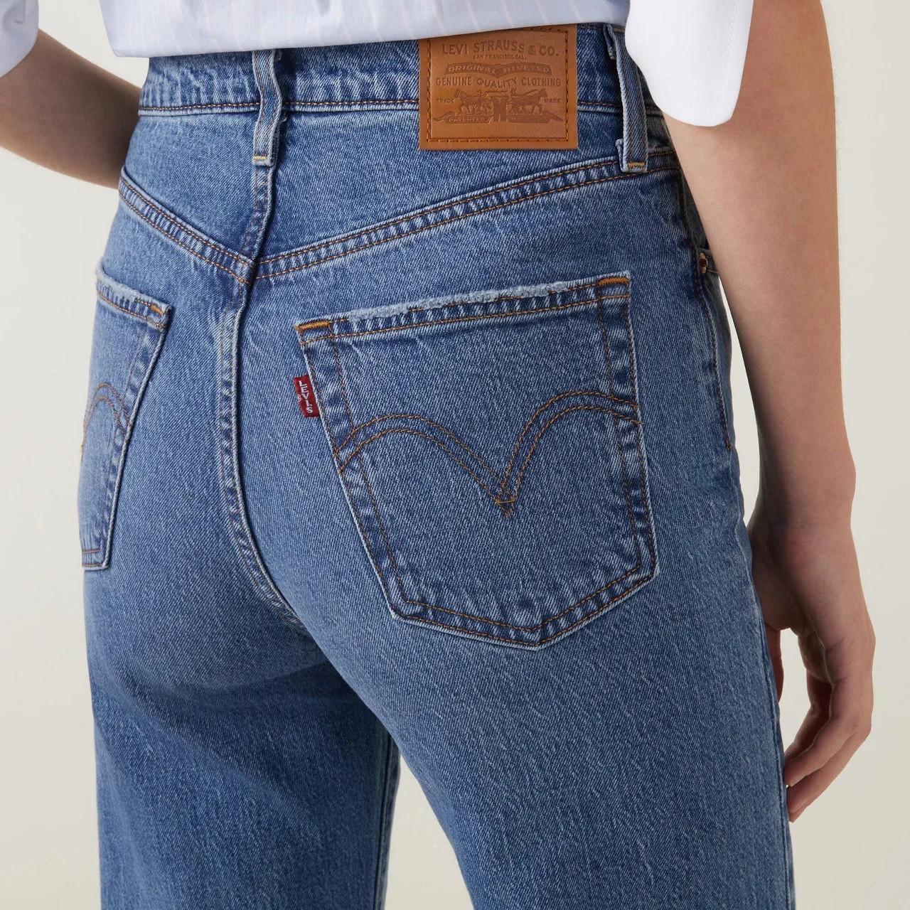 LEVIS Ribcage Bell Jeans - Light Blue