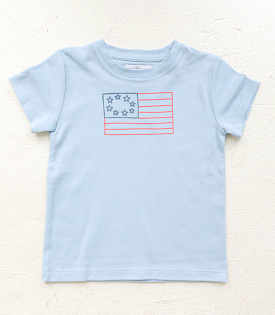 Little Paper Boat - Flag Short Sleeve Tee