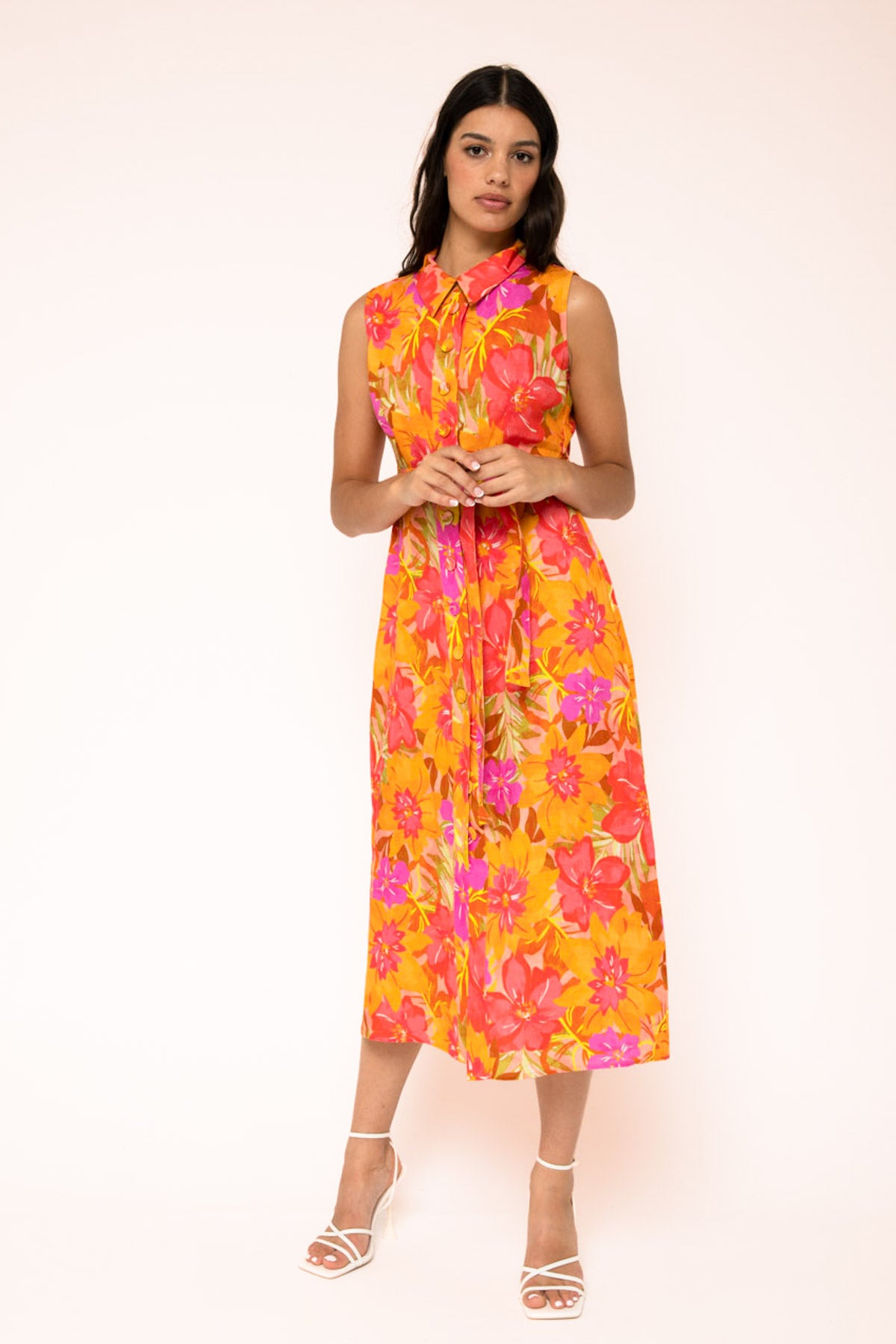 LOLA MIDI DRESS