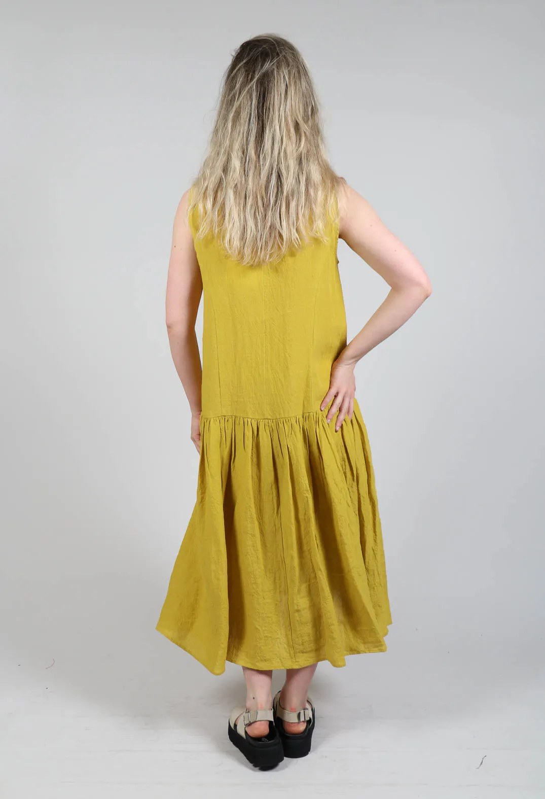 Longline Dress in Saffron