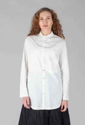 Longline Shirt in White