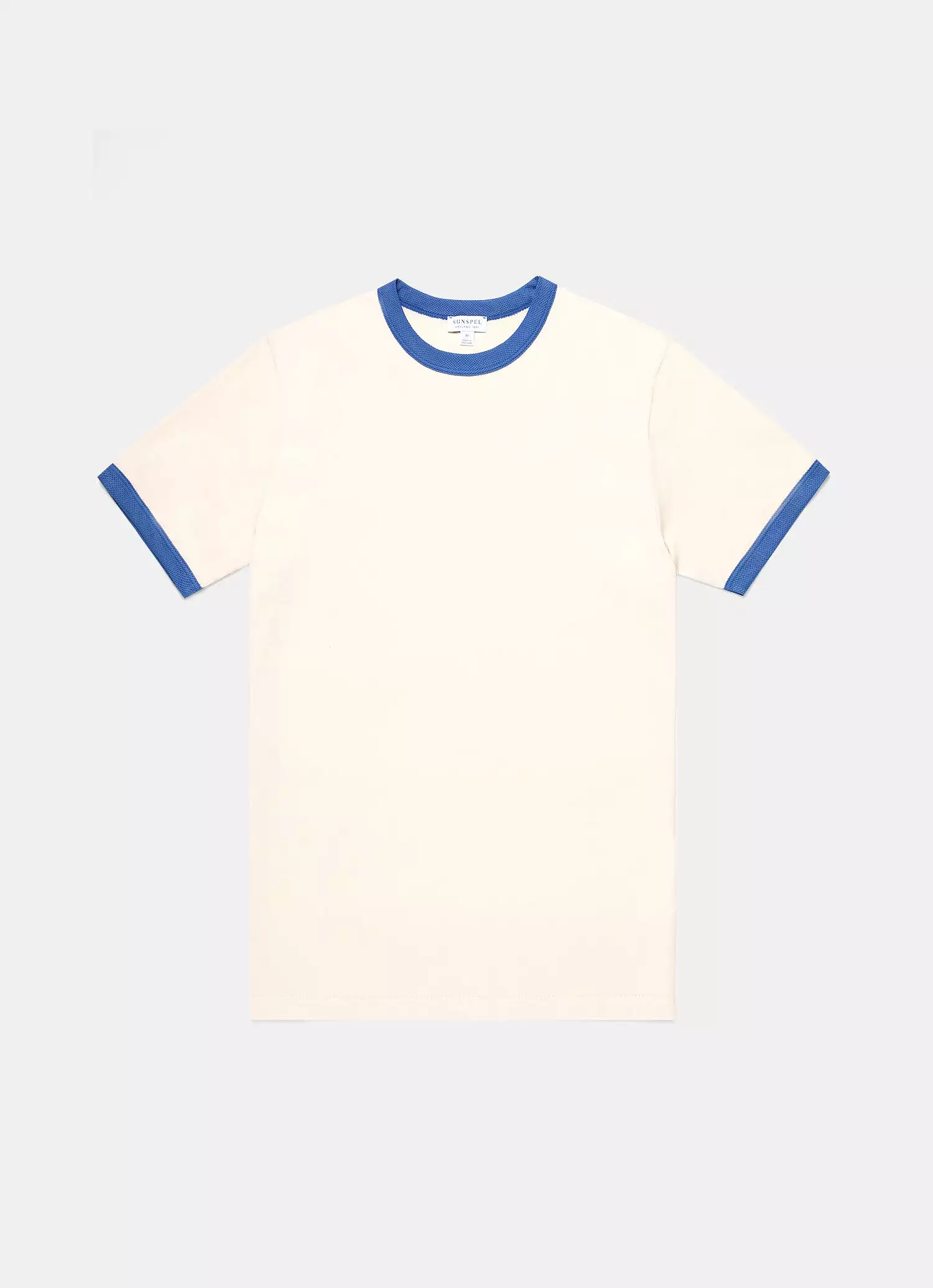 Men's Classic Ringer T-shirt in French Blue