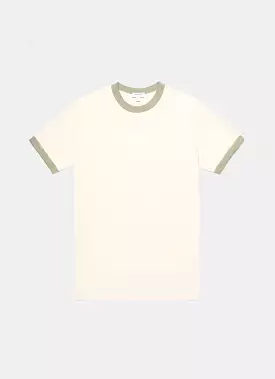 Men's Classic Ringer T-shirt in Pale Khaki